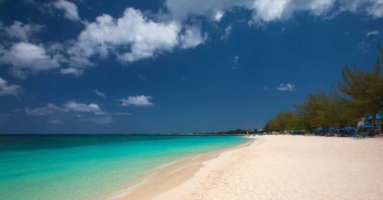 Cayman Islands beach front.