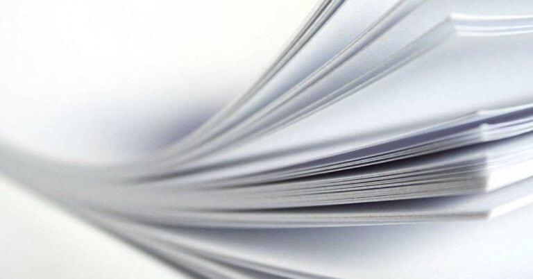 Stack of papers