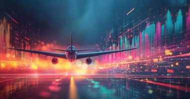Airplane taking off