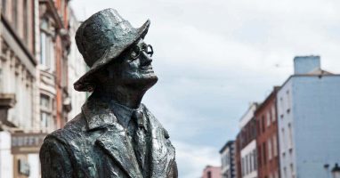 James Joyce statue in Dublin