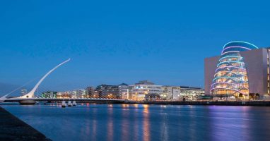 River view of Quays Dublin