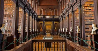The Old Library of Trinity College in Dublin